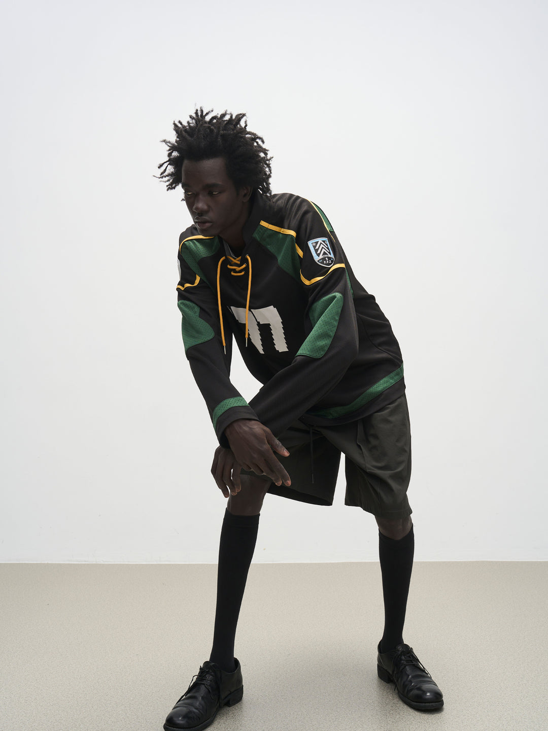 7440 37 1 "777" Drawstring Mesh Patchwork Hockey Jersey | Face 3 Face