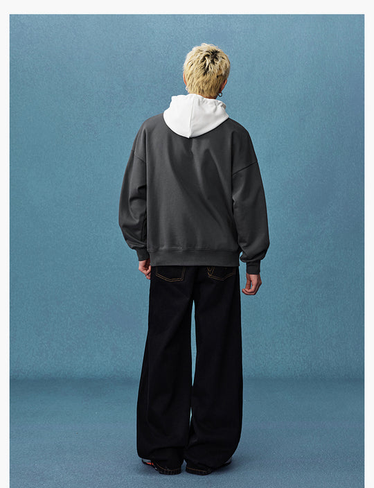 MEDM Layered Look Color Block Hoodie | Face 3 Face