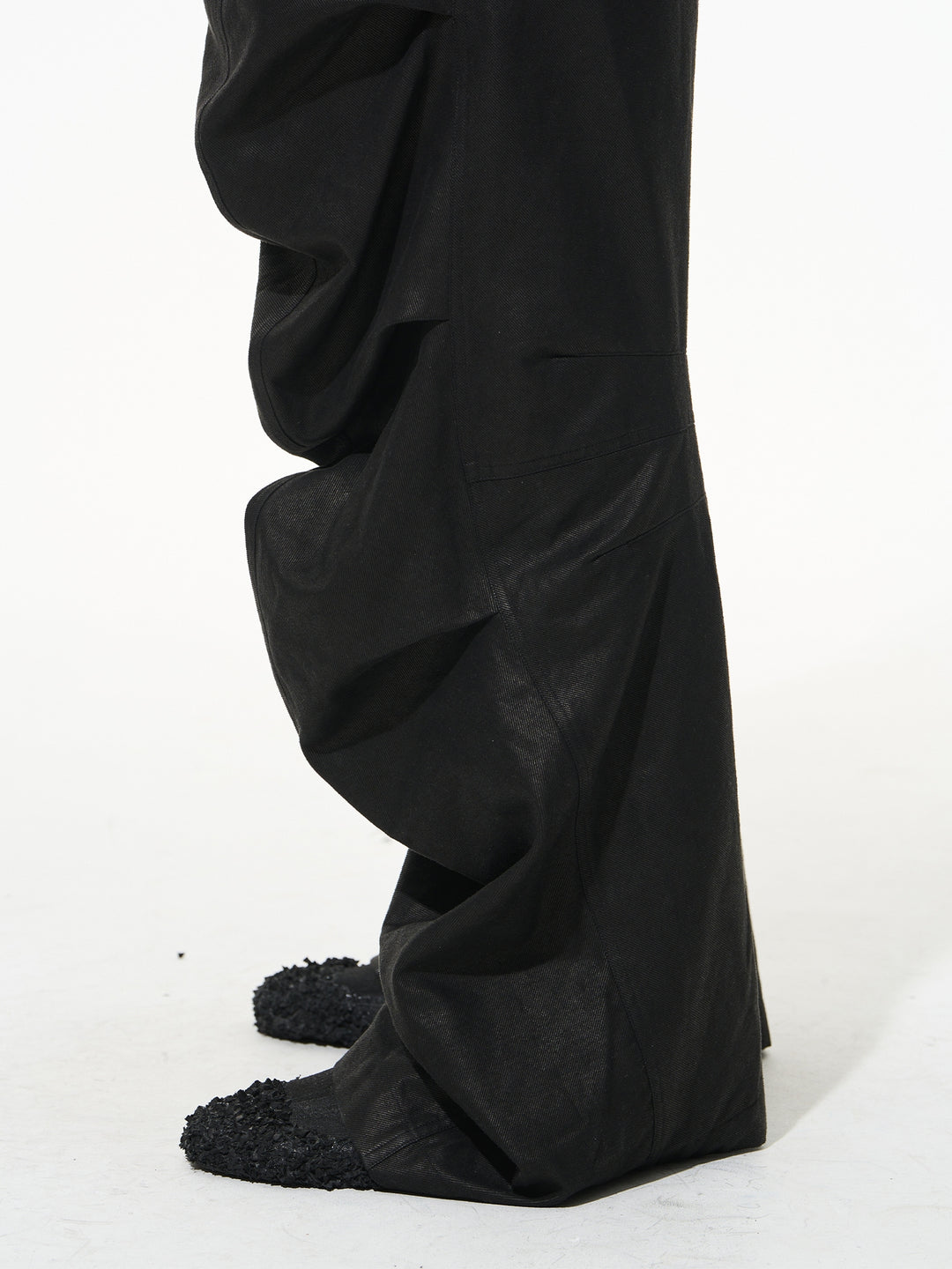 Streetwear baggy pants | Relaxed Draped Pleated Work Pants | Face 3 Face