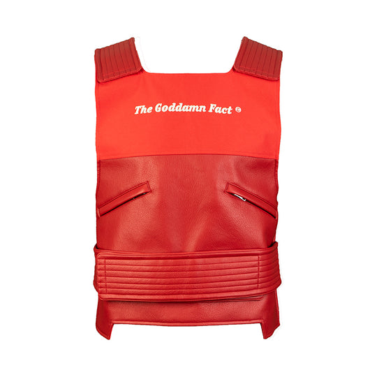 TGFCLUB Adjustable Quilted Leather Tactical Vest | Face 3 Face