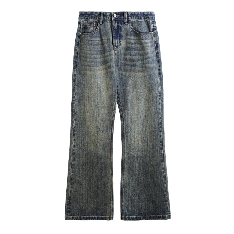 F3F Select Retro Distressed Bamboo Washed Micro Denim Jeans