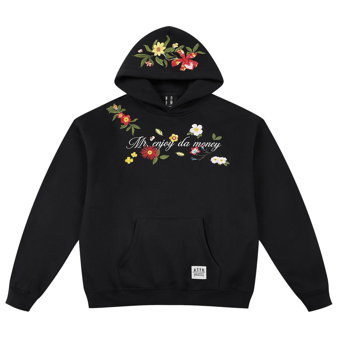 MEDM Colorful Floral Embroidered Hoodie | Face 3 Face