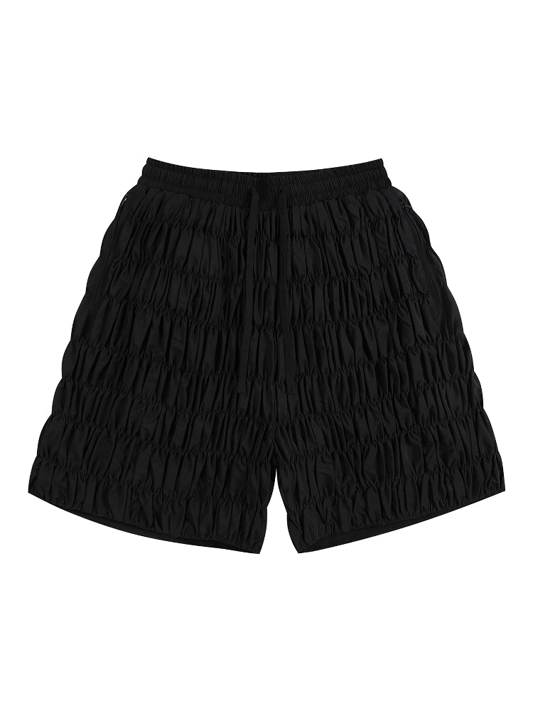 EVILKNIGHT(EK) Layered Pleated Structured Shorts | Face 3 Face