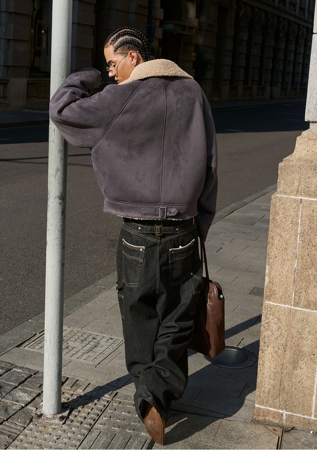 STEEPC Suede Shearling Jacket | Face 3 Face