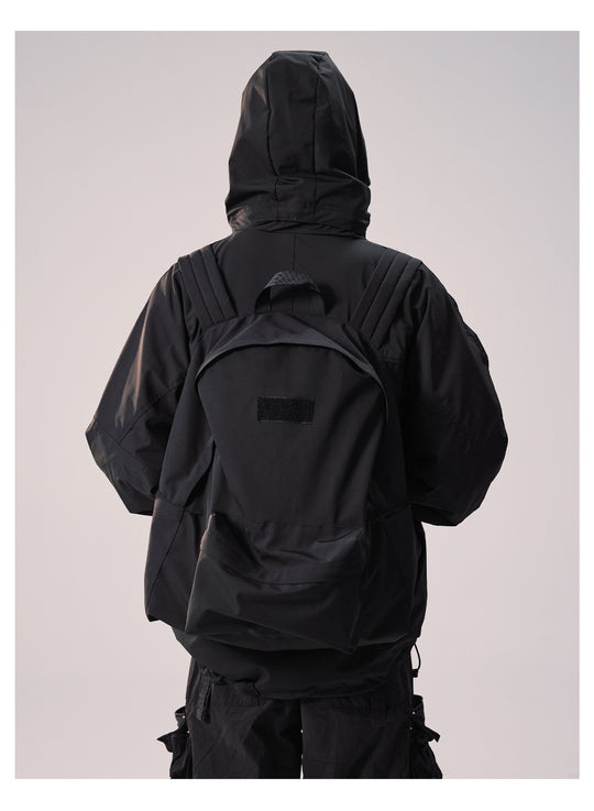 Remedy Backpack Design Hooded Windbreaker Jacket | Face 3 Face