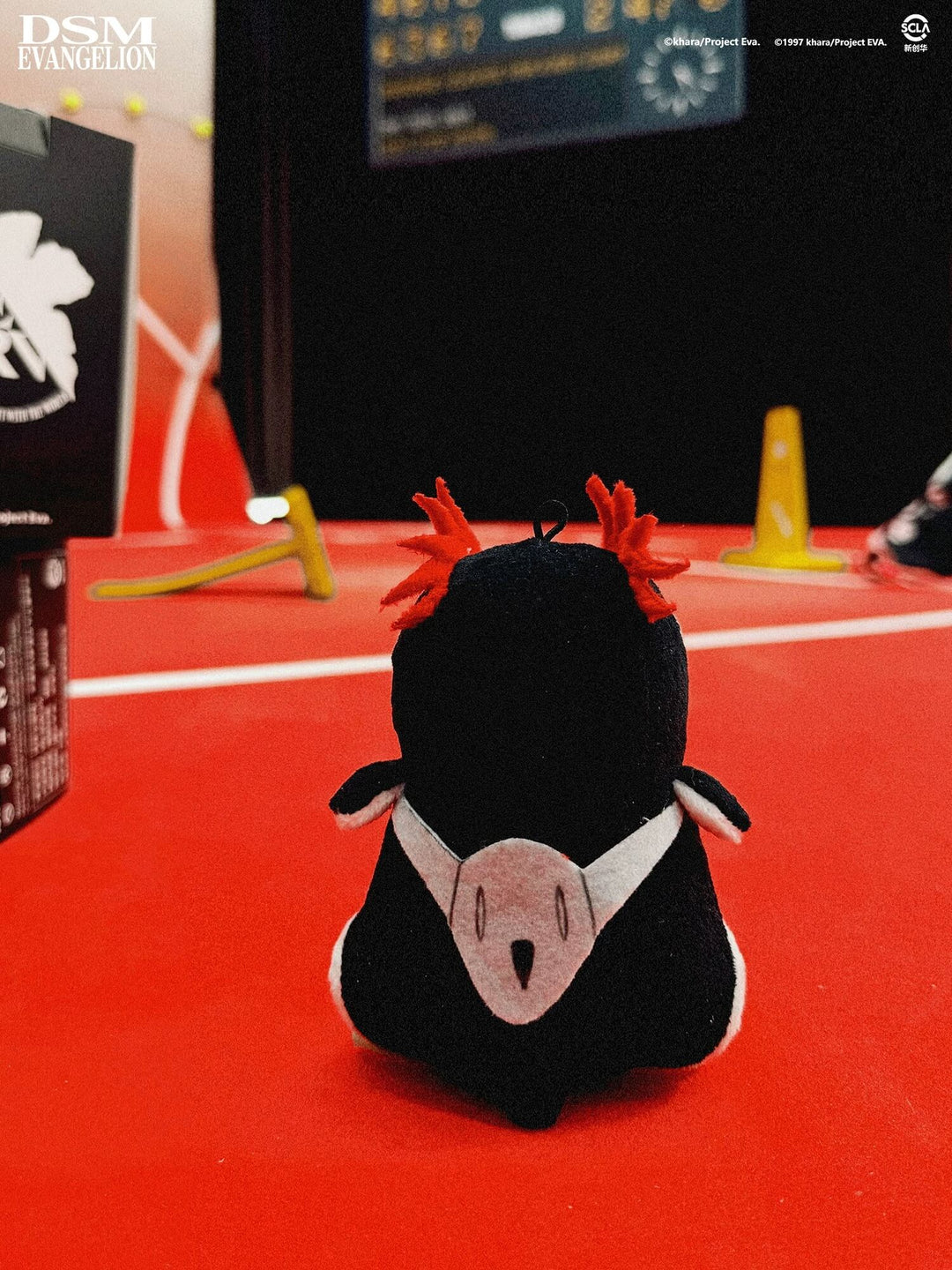DSM x EVA Pen Pen and Asuka Monkey Plush Keychain | Face 3 Face