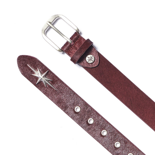 Remedy Star Studded Cowhide Leather Belt | Face 3 Face