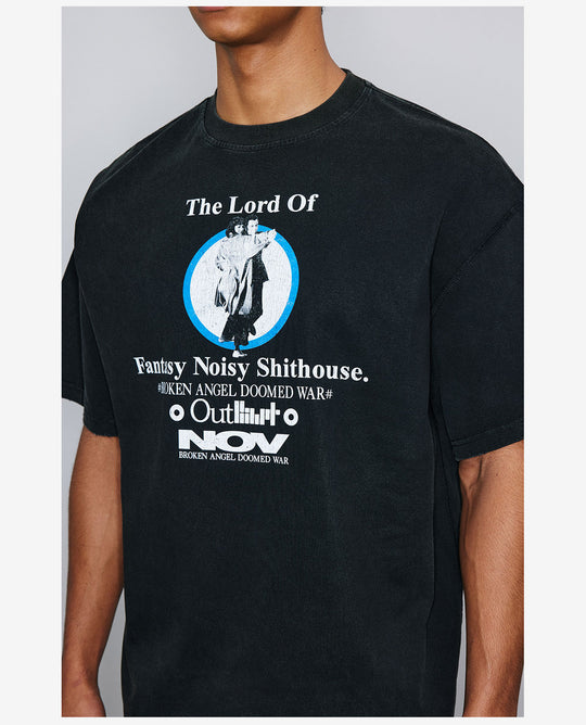 NOVACAM Fantasy Print Vintage Washed Tee | Face 3 Face