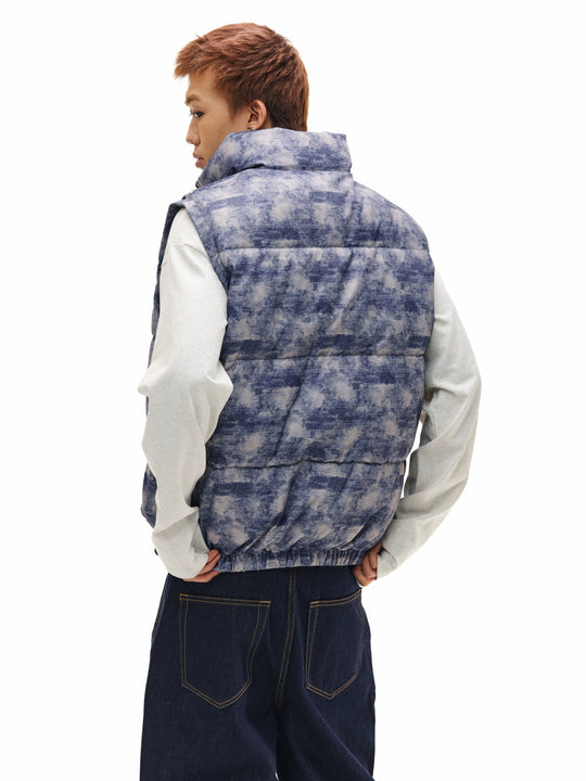 NOVACAM Digital Print Puffer Vest | Face 3 Face