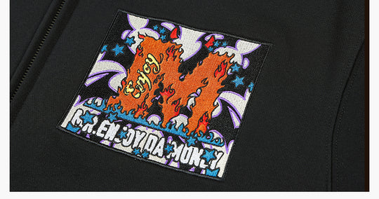 MEDM Angel & Devil Horns Zip-Up Hoodie | Face 3 Face