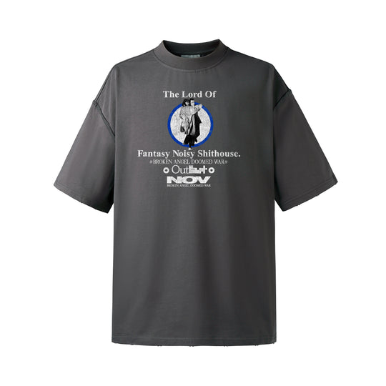 NOVACAM Fantasy Print Vintage Washed Tee | Face 3 Face