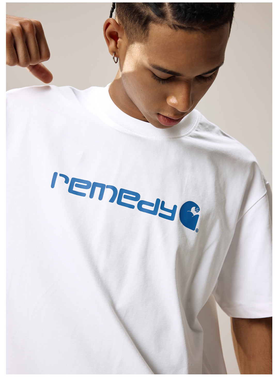 Remedy Biceps Inspired Letter Print Tee | Face 3 Face