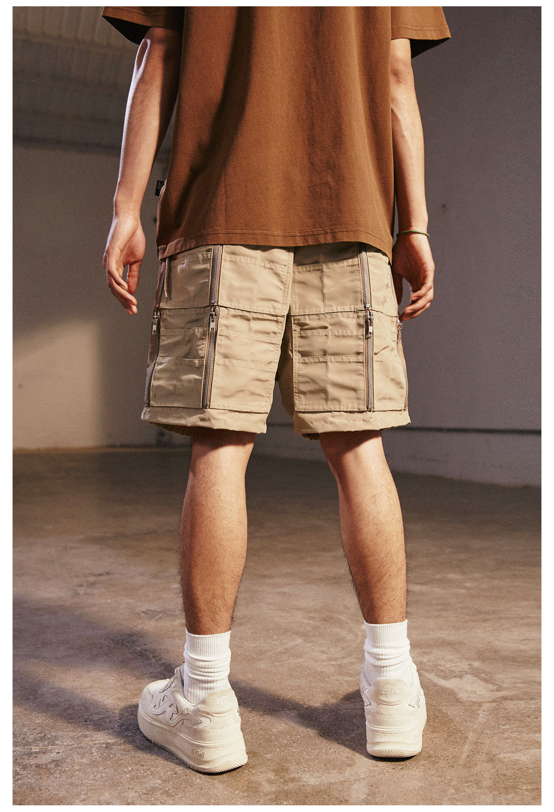 Remedy Multi Pocket Zipper Work Shorts | Face 3 Face