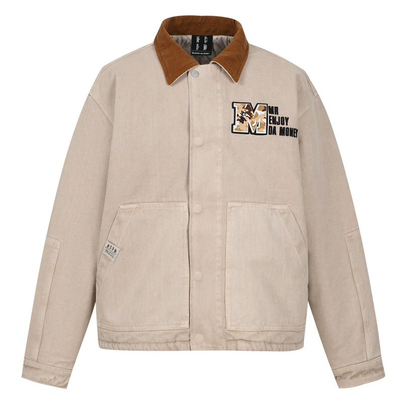 MEDM Camouflage Velcro Patch Detroit Jacket | Face 3 Face