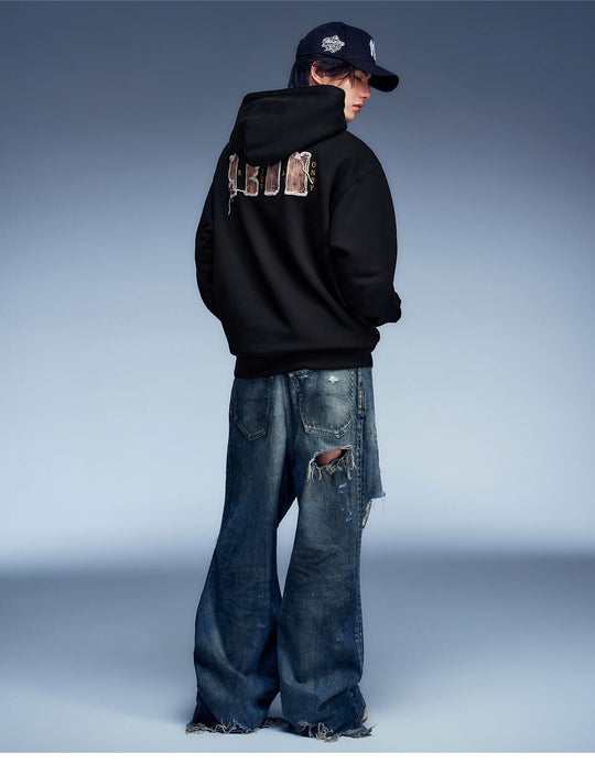 MEDM Camouflage Embroidered Patch Hoodie | Face 3 Face