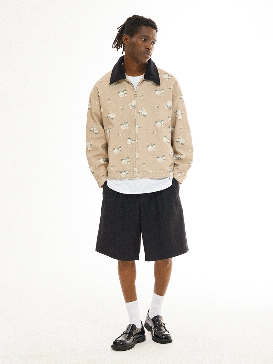 EMPTY REFERENCE Floral Print Detroit Jacket | Face 3 Face