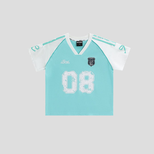 INSstudios Raglan Spliced V-neck Soccer Jersey | Face 3 Face