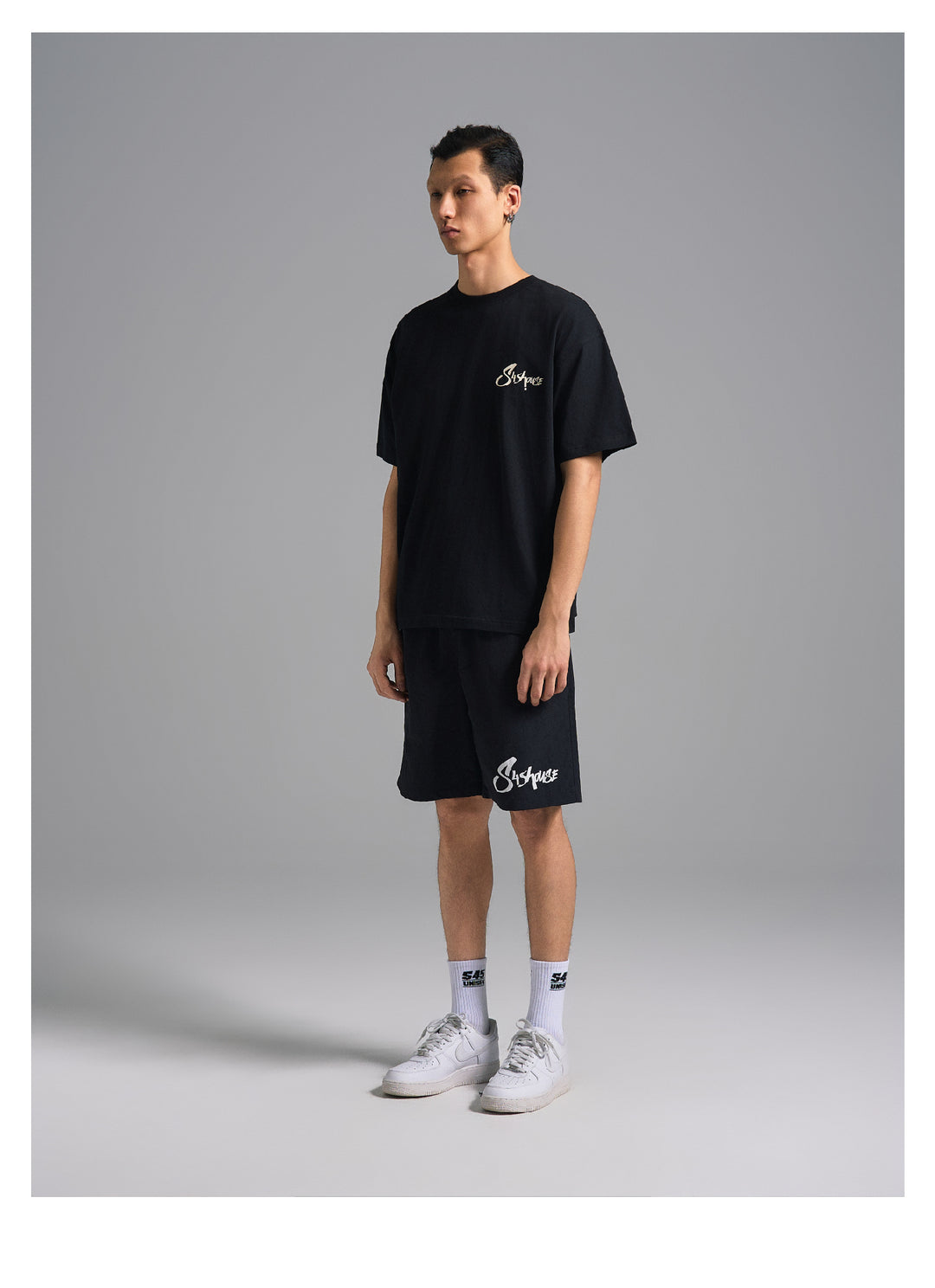 S45 Graffiti Font Logo Print Tee | Face 3 Face