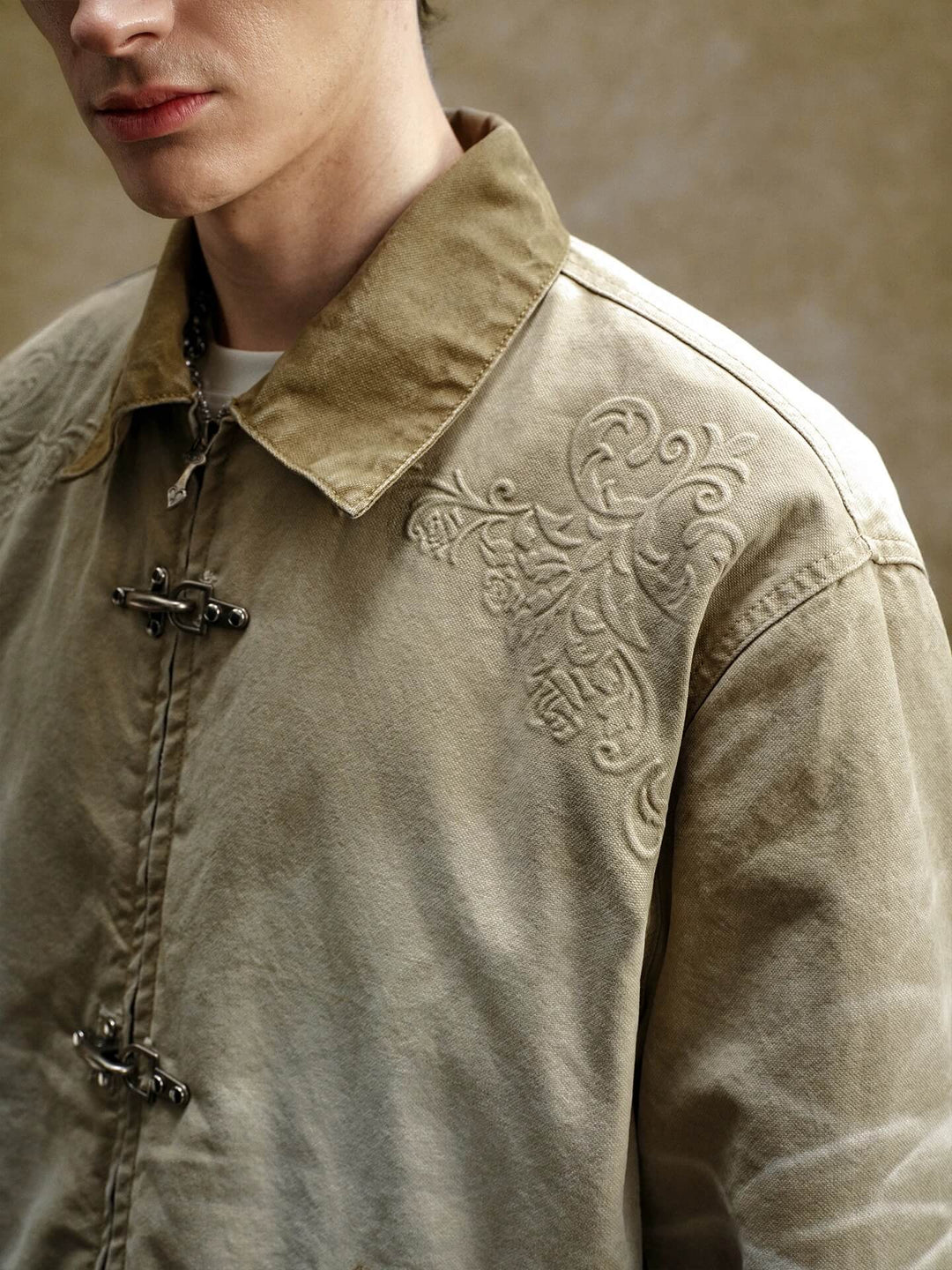 YADcrew Washed Detroit Work Jacket | Face 3 Face