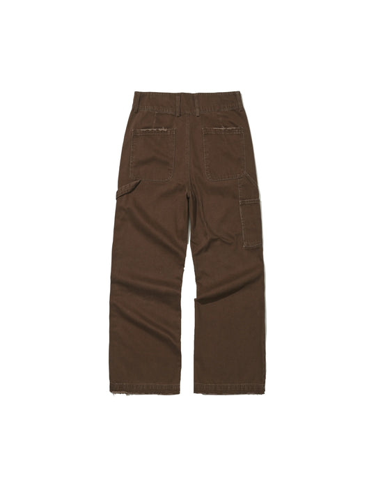 LIBERAFIT Washed Double Knee Work Pants | Face 3 Face