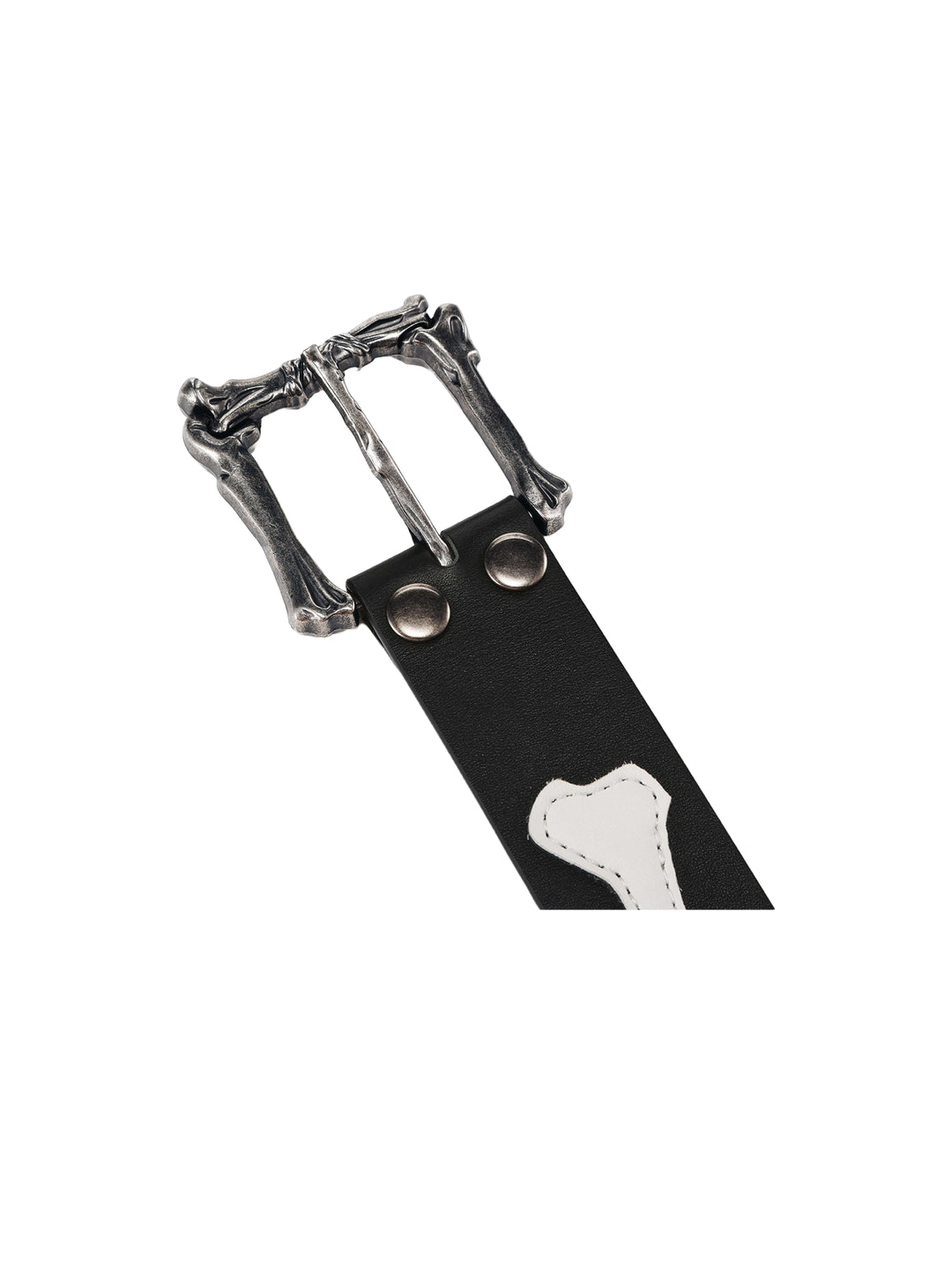 LIBERAFIT Bone Buckle Bone Patch Cowhide Belt | Face 3 Face