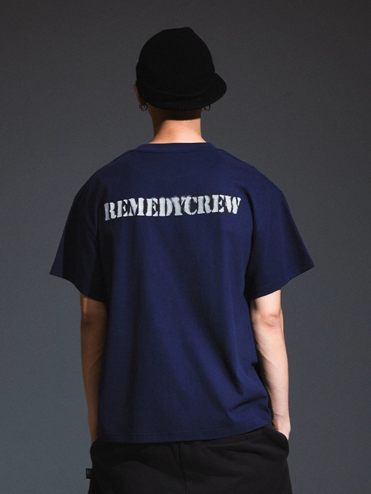 Remedy Military Stencil Print Tee | Face 3 Face