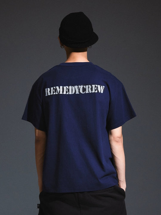 Remedy Military Stencil Print Tee | Face 3 Face