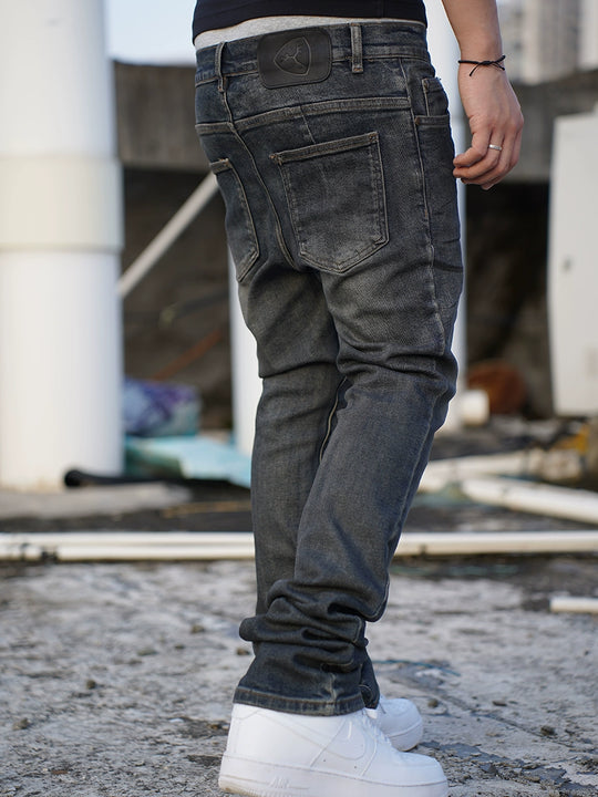 TGFCLUB 3D Pressed Washed Slim Fit Jeans | Face 3 Face