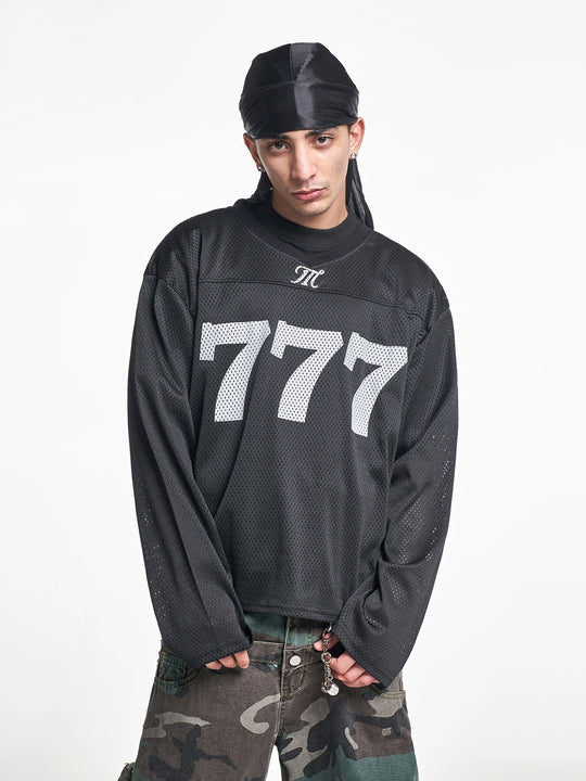 F3F Select 777 Numbered Mesh Long Sleeve Hockey Jersey | Face 3 Face