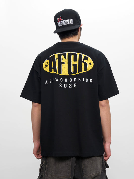 AFGK Vintage Number Print Tee | Face 3 Face