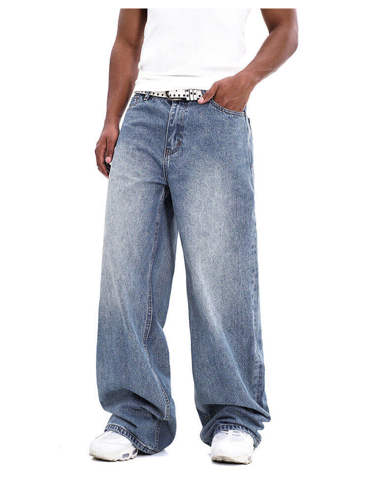 F3F Select Washed High Waisted Baggy Jeans