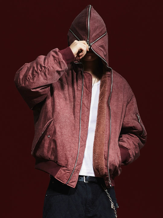 Remedy Multi Zipper Reversible MA-1 Bomber Jacket | Face 3 Face