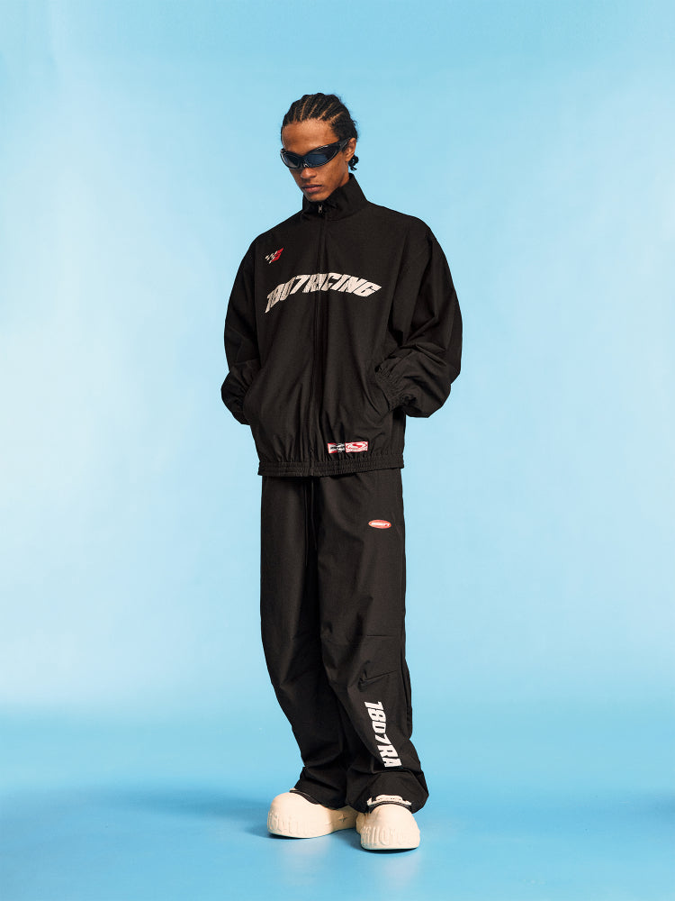 1807 Vintage Print Racing Track Jacket | Face 3 Face