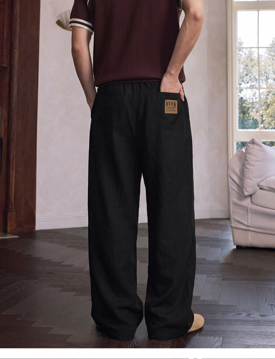 MEDM Linen Double Pleat Suit Pants | Face 3 Face
