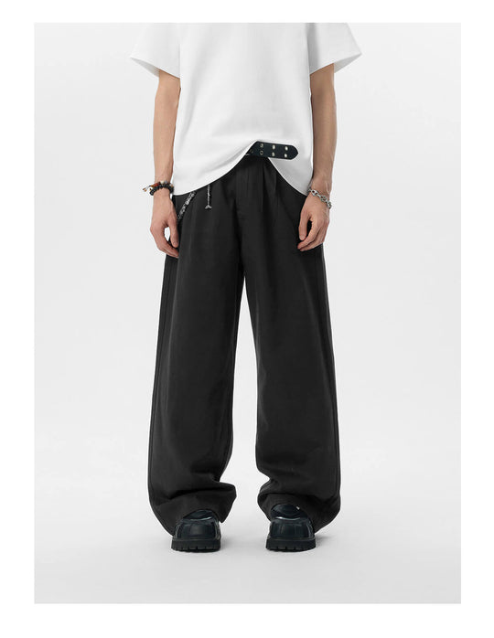 JHYQ Lyocell Double Pleated Suit Pants | Face 3 Face