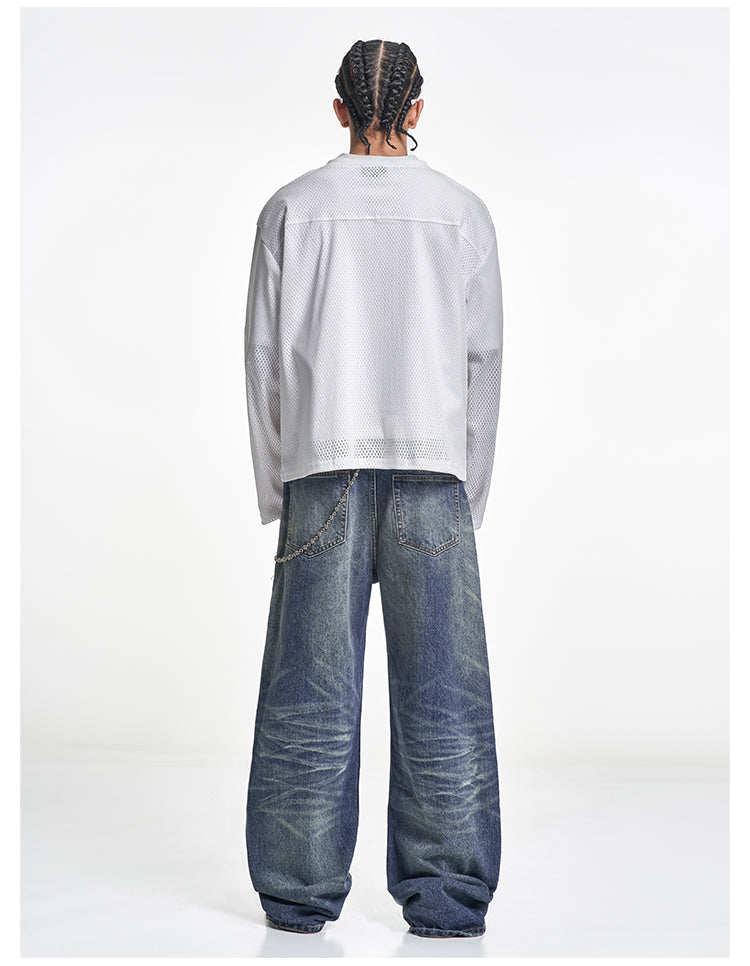 F3F Select 777 Numbered Mesh Long Sleeve Hockey Jersey | Face 3 Face