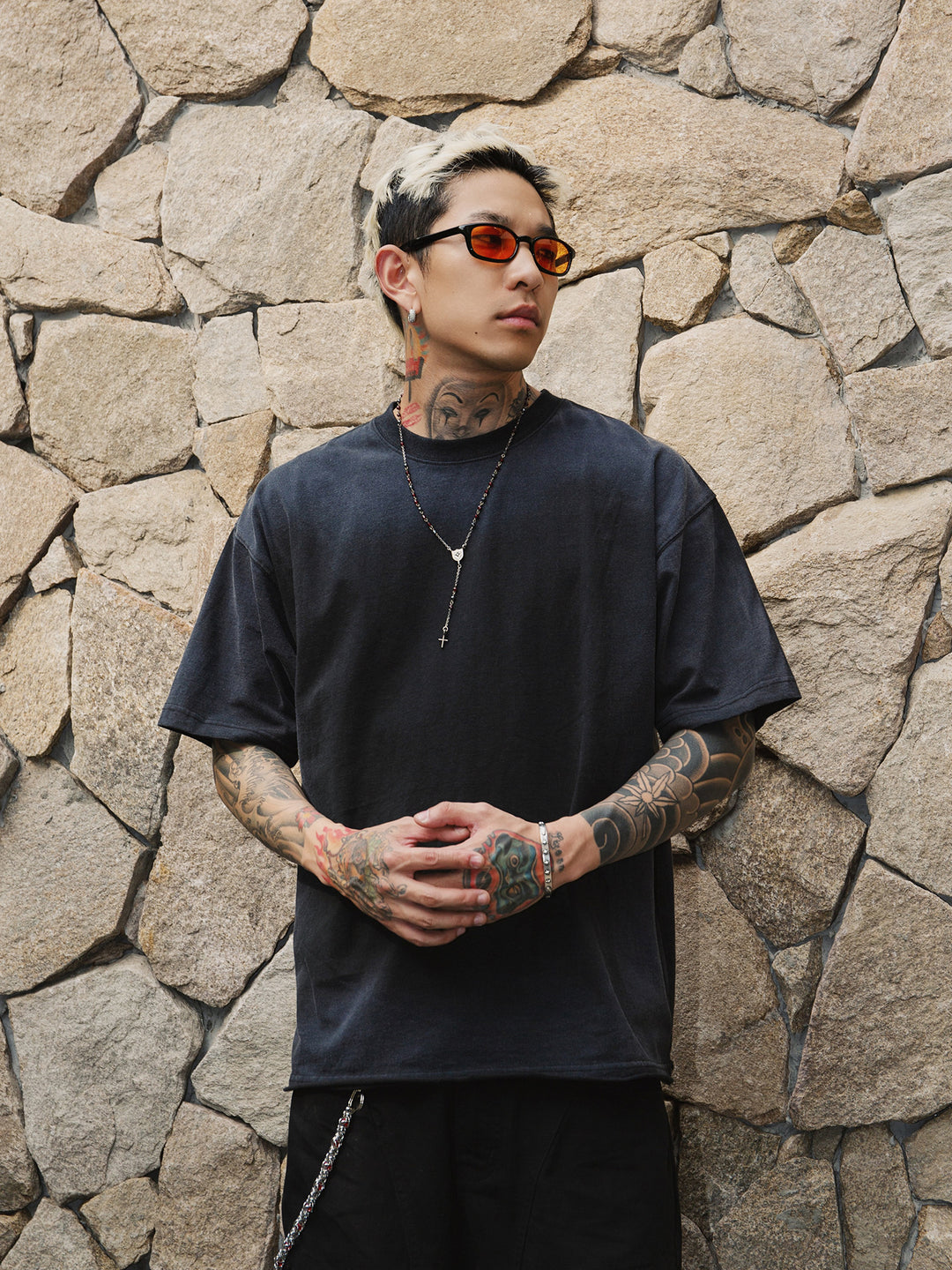 S45 Spray Dirty Washed Tee | Face 3 Face