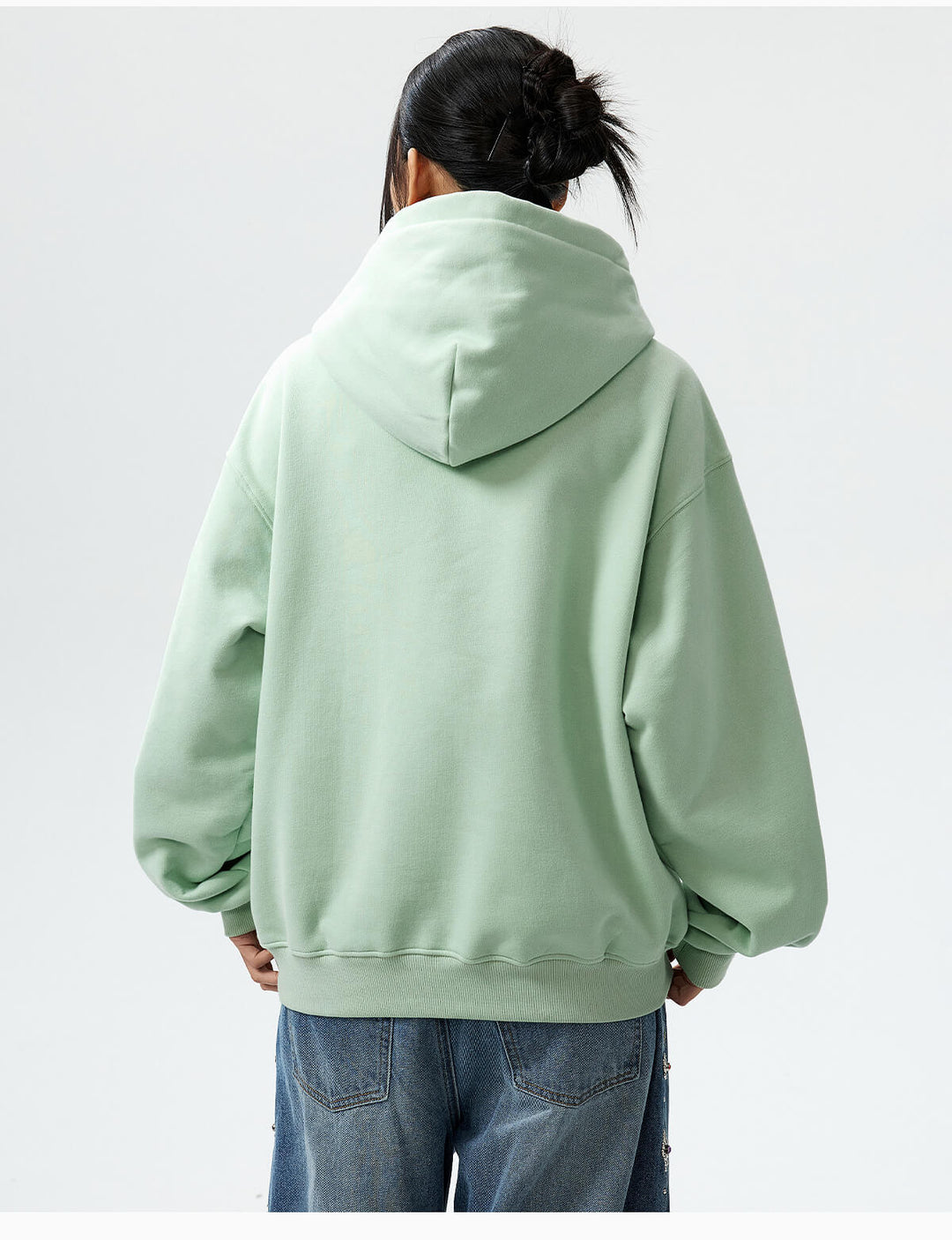 MEDM Mini Patchwork Floral Embroidered Hoodie | Face 3 Face