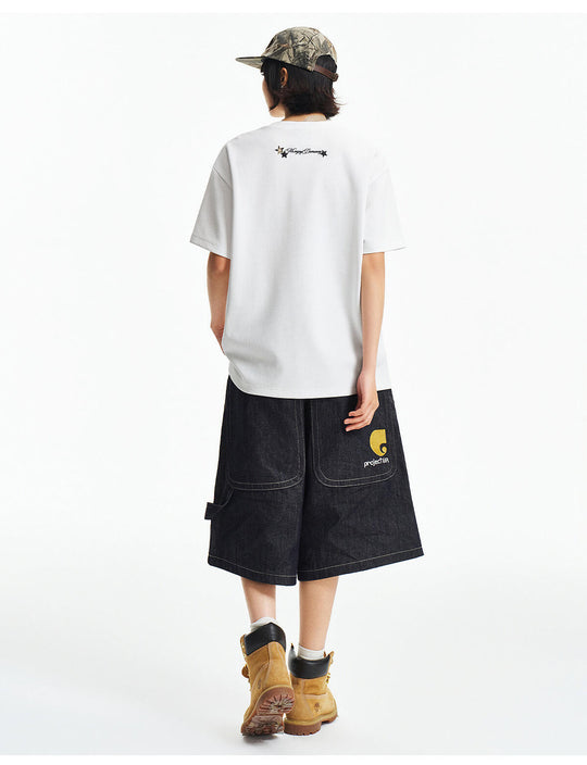MEDM Small Leopard Logo Patch Long Sleeve Tee | Face 3 Face