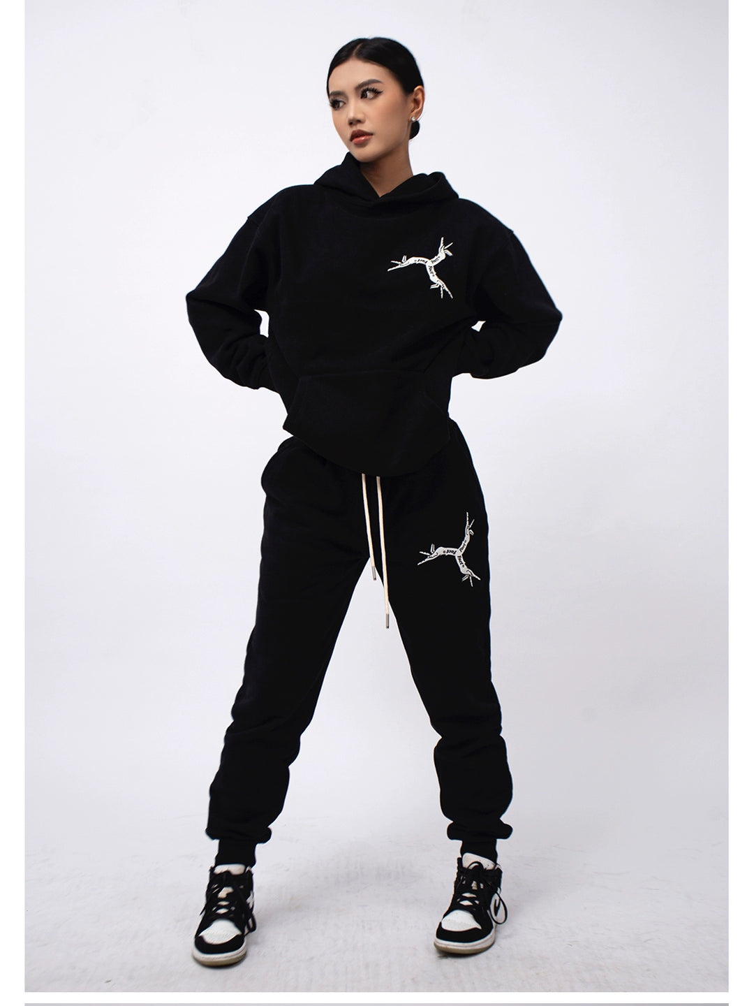 TGFCLUB Embroidered Logo Hoodie | Face 3 Face