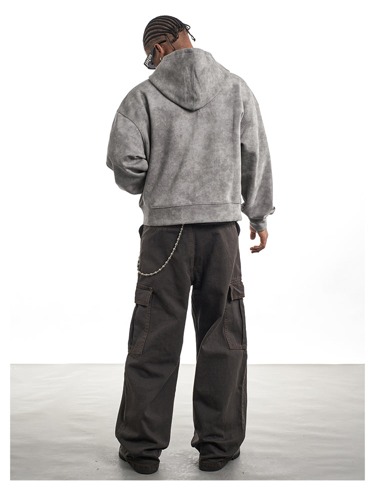 F3F Select Wasteland Distressed Zip Up Hoodie | Face 3 Face