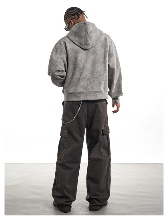 F3F Select Wasteland Distressed Zip Up Hoodie | Face 3 Face