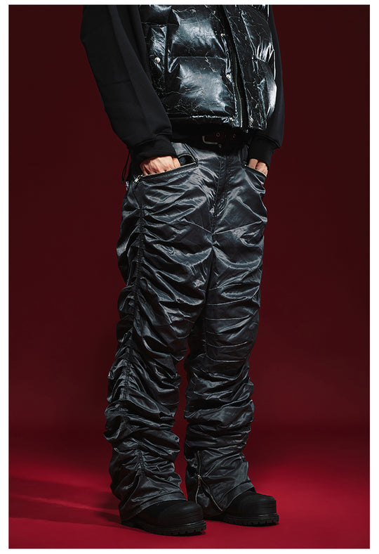 Remedy Heavy Pleated Zipper Pants | Face 3 Face