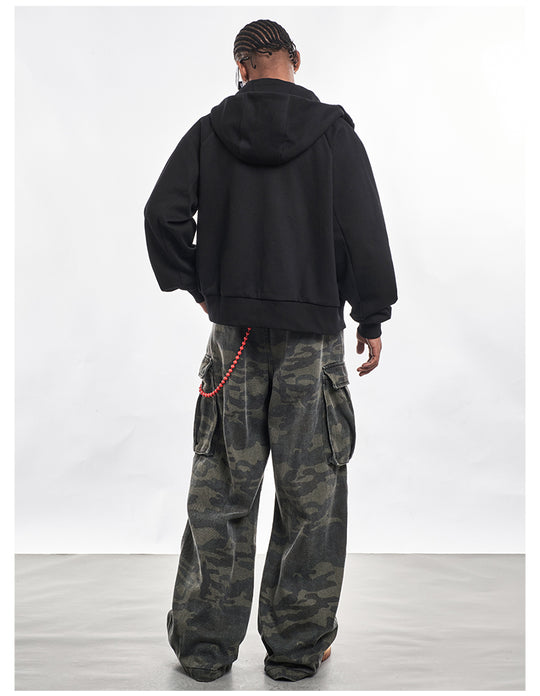 F3F Select Camouflage Baggy Oversize Pocket Cargo Pants | Face 3 Face