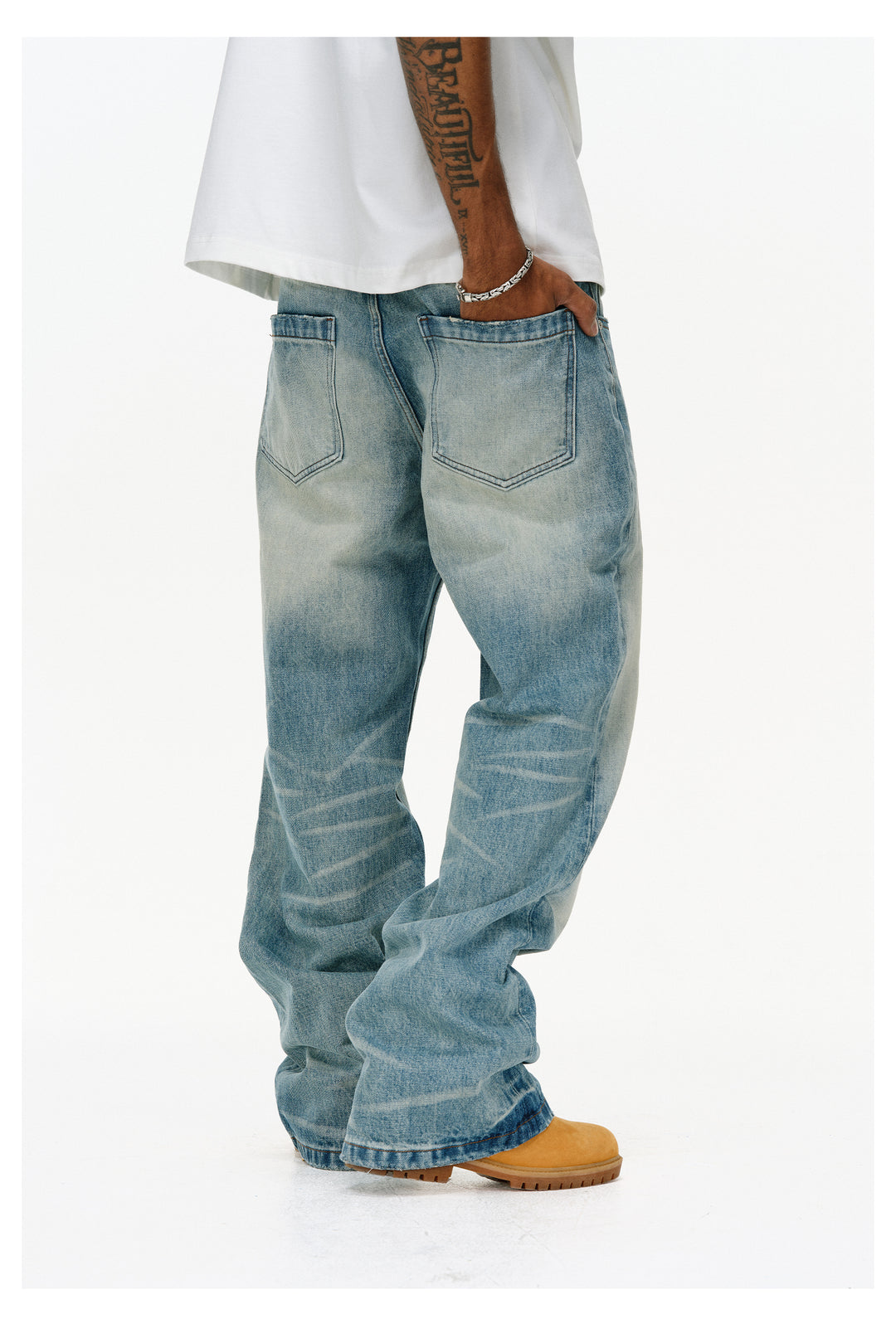 ANTIDOTE Washed Blue Jeans | Face 3 Face