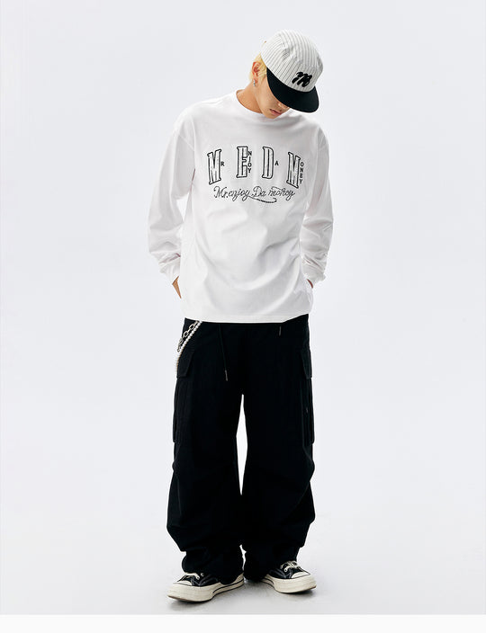 MEDM Pearl Patch Logo Long Sleeve Tee | Face 3 Face