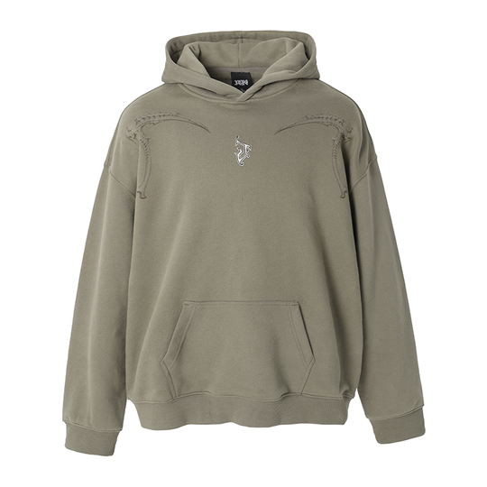 JHYQ Mechanical Sickle Printed Hoodie