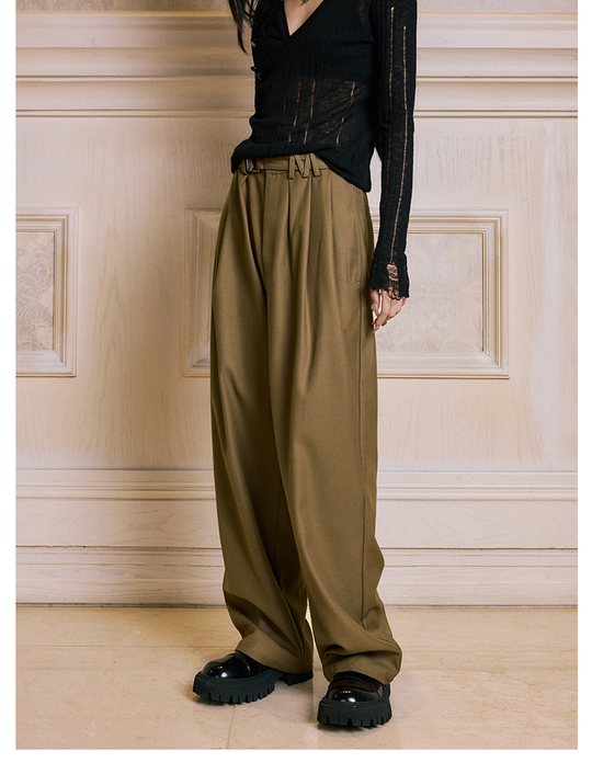MEDM M-Shaped Belt Loop Suit Pants | Face 3 Face