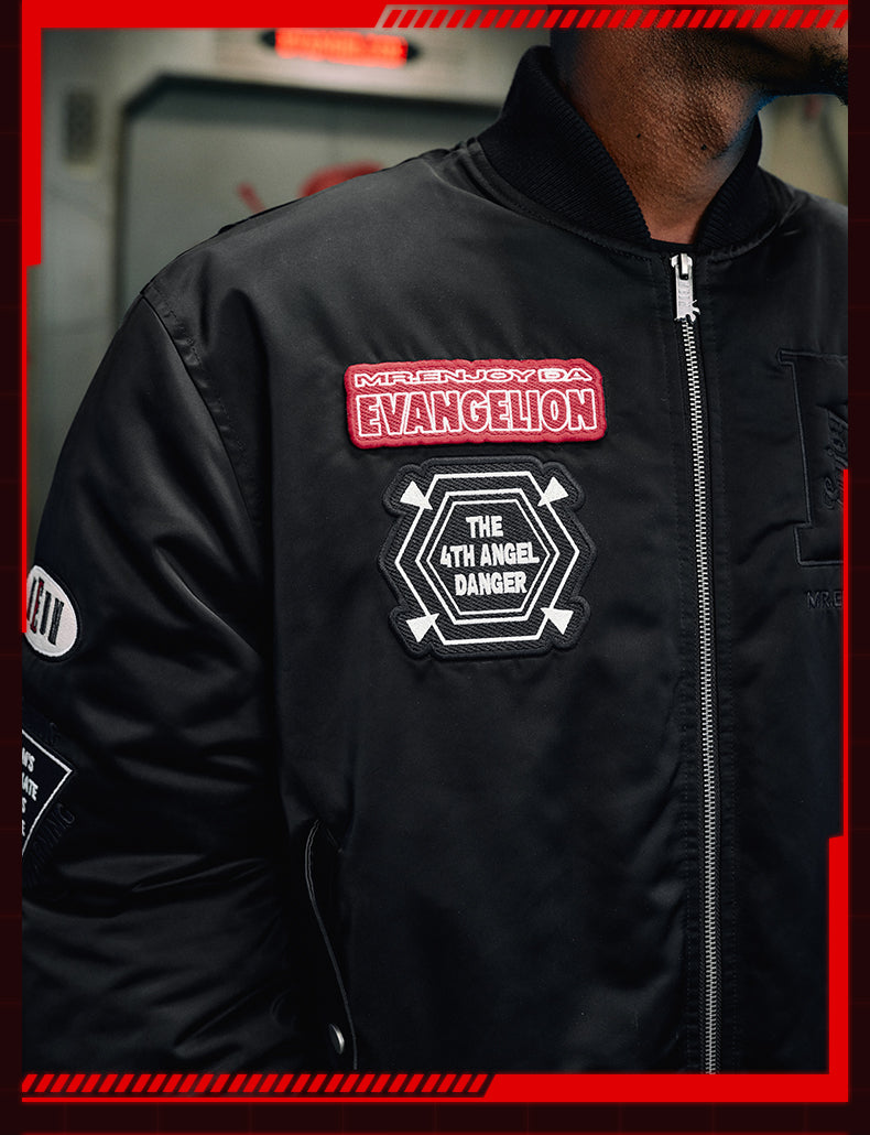 MEDM x EVA Fourth Angel Sachiel MA-1 Bomber Down Jacket | Face 3 Face