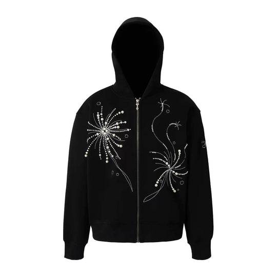 YADcrew Fireworks Pearl Zip Up Hoodie | Face 3 Face